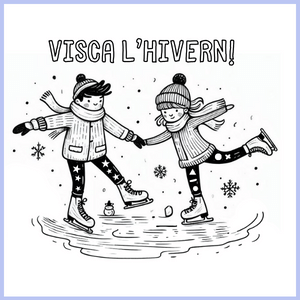 Dibuixos per a pintar de l'hivern