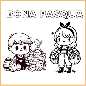 Dibuixos per a pintar de la Pasqua