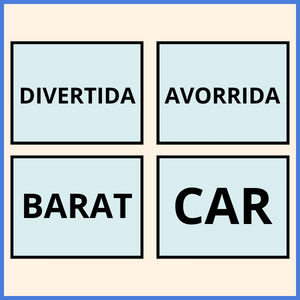 Targetes de parelles de sinònims i antònims