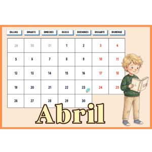 Calendari escolar per al curs 26-27